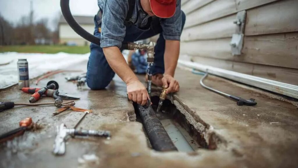 Slab Leak Detection and Repair - 2